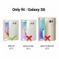 For Samsung Galaxy S6 Case Wallet PU Leather Hand Strap 3D Cute Elephant Gray