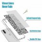 For iPhone X/Xs Case Ultra Thin Slim Flexible Soft TPU Clear Black White Leopard