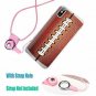 For iPhone X/Xs Case Ultra Thin Slim Flexible Soft TPU Clear Brown Football