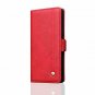 For Galaxy Note 9 Case Leather Wallet Thin Slim Folio ID&Credit Card Red