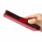 For Galaxy Note 9 Case Leather Wallet Thin Slim Folio ID&Credit Card Red