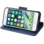 For iPhone 7/8 Wallet Case Leather Flip Cover Premium with Kickstand navyblue