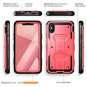 For iPhone Xs Max Case Full Body Heavy Duty Protection Built Screen Protect Pink