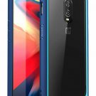For OnePlus 6T Case Premium Hybrid Protective Clear TPU Bumber Back Cover Navy