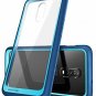 For OnePlus 6T Case Premium Hybrid Protective Clear TPU Bumber Back Cover Navy