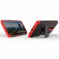 For OnePlus 6T Case Military Grade Drop Tested Screen Protector Black/Red