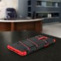 For OnePlus 6T Case Military Grade Drop Tested Screen Protector Black/Red