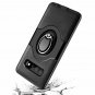 For Galaxy S10 Plus Case Metal Ring Holder Kickstand Shockproof Bumper Black