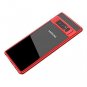 For Galaxy Note 8 Case Crystal Slim Anti Slip Transparent Back Protector Red