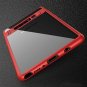 For Galaxy Note 8 Case Crystal Slim Anti Slip Transparent Back Protector Red