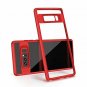 For Galaxy Note 8 Case Crystal Slim Anti Slip Transparent Back Protector Red
