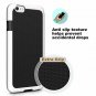 For iPhone 6/6s plus case Hybrid Impact 3 Color Shockproof Rugged Hard Black