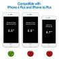 For iPhone 6/6s plus case Shock-Absorption Bumper Cover, Anti-Scratch HD Gold