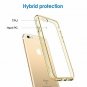 For iPhone 6/6s plus case Shock-Absorption Bumper Cover, Anti-Scratch HD Gold