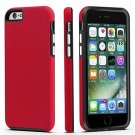 For iPhone 6/6s Case Dual Guard Protective Shock Absorbing Protection Red