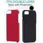 For iPhone 6/6s Case Dual Guard Protective Shock Absorbing Protection Red