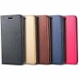 For Apple iPhone X Case Handmade Soft Leather Magnetic Closure Credit Card Brown