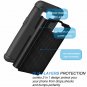 For Grand Prime Case/Galaxy Go Prime Case Shock Absorbing Rubber Slim Black