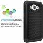 For Grand Prime Case/Galaxy Go Prime Case Shock Absorbing Rubber Slim Black