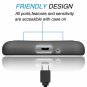 For Grand Prime Case/Galaxy Go Prime Case Shock Absorbing Rubber Slim Black