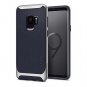 For Samsung Galaxy S9 Plus Case Flexible Herringbone Protection Hybrid Silver