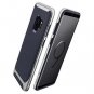 For Samsung Galaxy S9 Plus Case Flexible Herringbone Protection Hybrid Silver