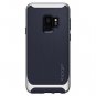 For Samsung Galaxy S9 Plus Case Flexible Herringbone Protection Hybrid Silver