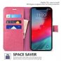 For Apple iPhone XR Case Wallet PU Leather Flip Folio Credit Card Slots Pink