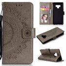 For Galaxy Note 9 Case Wallet Flip Folio Kickstand Card Slots Mandala