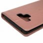 For Galaxy Note 9 Case Wallet Flip Folio Kickstand Card Slots Pink Owl