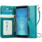 For Huawei Honor View 10 Case Blocking Wallet SlimFit Shock Resistant Aqua