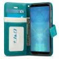 For Huawei Honor View 10 Case Blocking Wallet SlimFit Shock Resistant Aqua