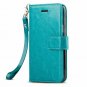 For Huawei Honor View 10 Case Blocking Wallet SlimFit Shock Resistant Aqua