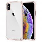 iPhone X/Xs Case Air Cushion Technology Protection Flexible Bumper Rose Crystal