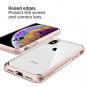iPhone X/Xs Case Air Cushion Technology Protection Flexible Bumper Rose Crystal