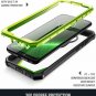 For Moto G7 Rugged Clear Case Poetic FullBody Hybrid Shockproof Green/Clear