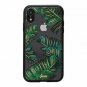For iPhone XR Case Military Drop Tested Protective Clear Bahamas Palm Leaf