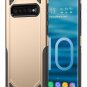 For Galaxy S10 Plus Case Slim Fit Dual Layer Soft TPU ShockAbsorption Golden