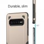 For Galaxy S10 Plus Case Slim Fit Dual Layer Soft TPU ShockAbsorption Golden