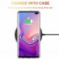 For Galaxy S10 Plus Case Clear Soft Flexible TPU Rubber Green Flower