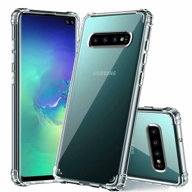 For Samsung Galaxy S10 Plus Case Slim Bumper Cushion Soft Flexible TPU Clear
