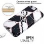 For iPhone 8/7/6/6s Case Rubber Bumper Silicone Protective Black White Marble