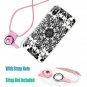 For iPhone X/Xs Case Ultra Thin Slim Flexible Soft Clear Geometric Black White