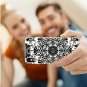 For iPhone X/Xs Case Ultra Thin Slim Flexible Soft Clear Geometric Black White