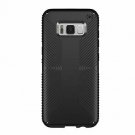 For Samsung Galaxy S8 Plus Case No slip grip Patented raised bezel screen Black