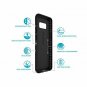 For Samsung Galaxy S8 Plus Case No slip grip Patented raised bezel screen Black