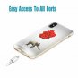 For iPhone X/Xs Case Ultra Thin Slim Flexible Soft TPU Clear Elephant Balloon