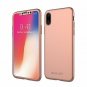 For iPhone X Case Slim 360 Degree Full Protection Screen Protector Rose Gold