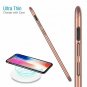 For iPhone X Case Slim 360 Degree Full Protection Screen Protector Rose Gold