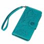 For Samsung Galaxy S6 Case Wallet Flip Leather Shockproof Inner Bumper Blue